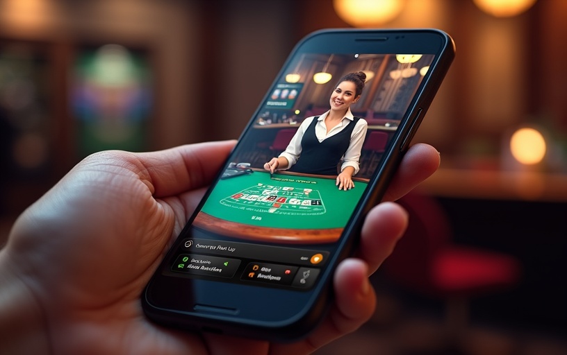 S99 mobile casino app on smartphone